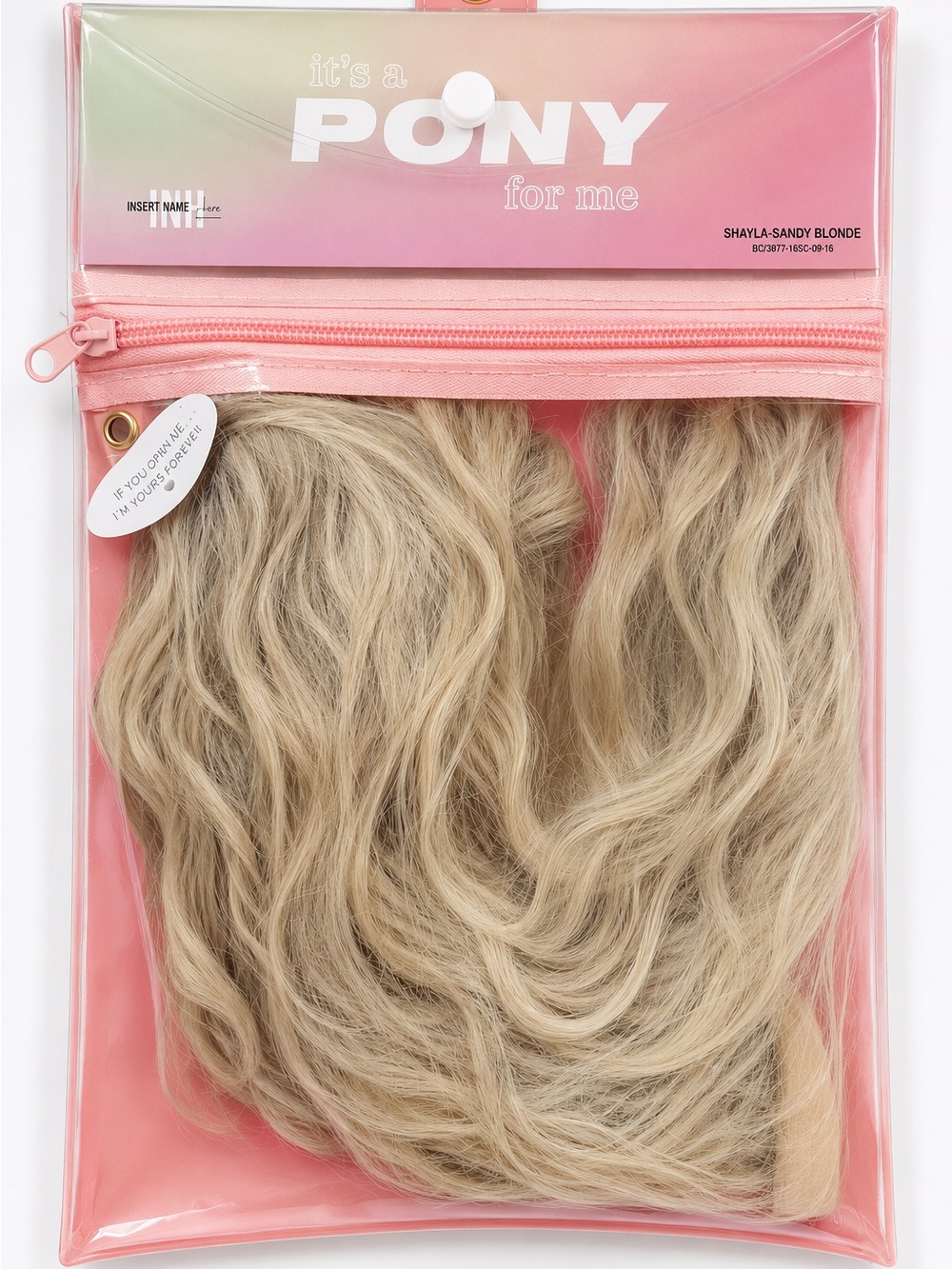 Shayla Sandy Blonde Clip-In 26’ Ponytail